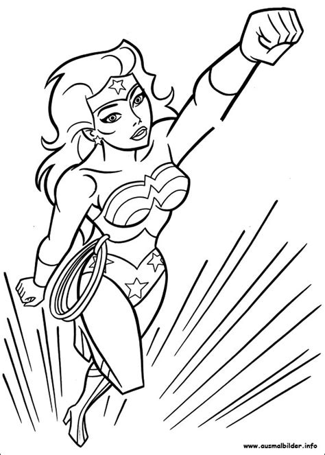 Wonder Woman malvorlagen