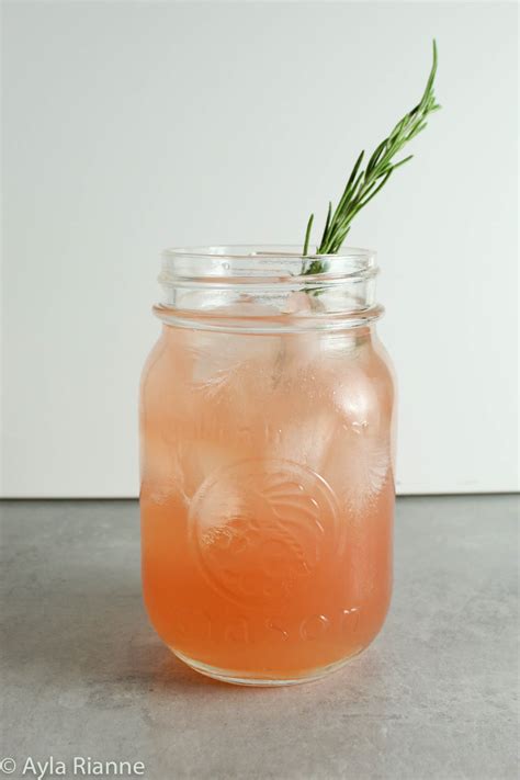 Rosemary Grapefruit Mocktail