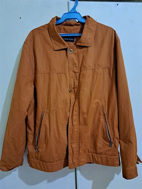 Orange Frank Eden Jacket, Men's Fashion, Coats, Jackets and Outerwear ...