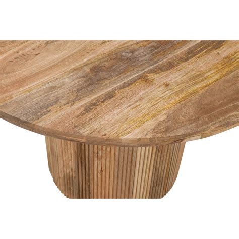 York Natural Solid Wood Round Dining Table - Verty Furniture