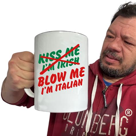 Blow Me Im Italian Italy Novelty Funny Coffee Cup Mugs Mug GIFT BOXED