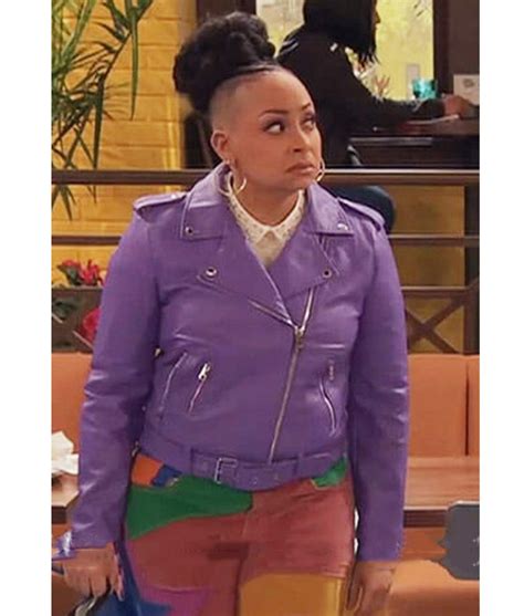 Symone Raven's Home Raven Baxter Leather Jacket - Jackets Masters