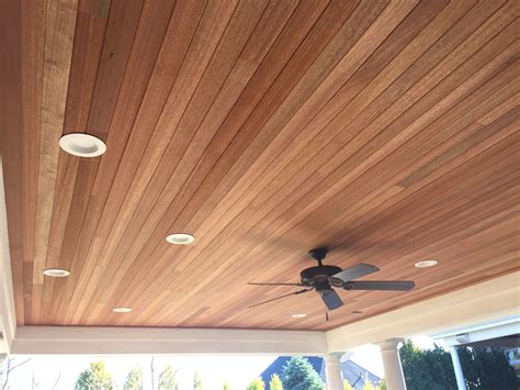A Tongue And Groove Patio Ceiling - The Perfect Option For A Stylish