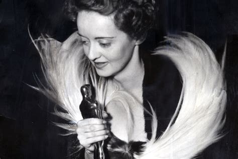 We Had Faces Then — Bette Davis, 1936, with her Oscar for Dangerous....