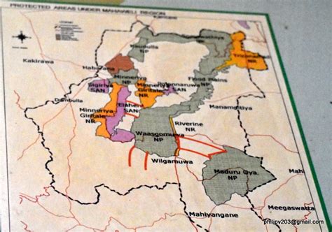 Images of Sri Lanka on blogspot.com: Map of the Wasgamuwa National Park ...