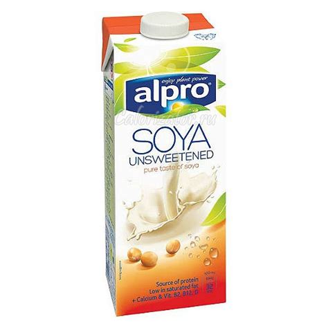 Молоко соевое Alpro - калорийность, полезные свойства, польза и вред ...