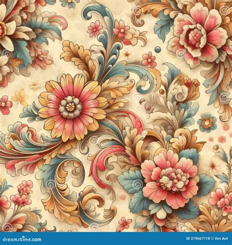 retro floral wallpaper 2