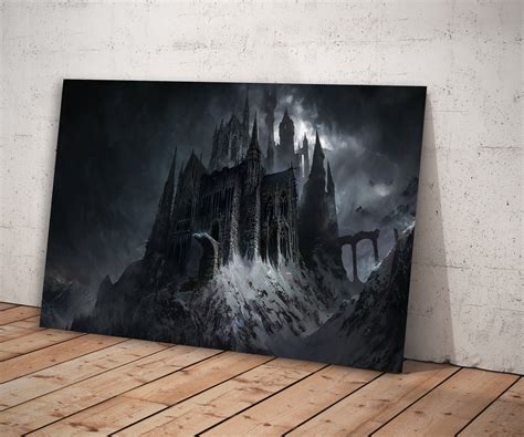 Dark Art, Castle Wall Art, Night Landscape, Dracula's Castle, Victorian ...