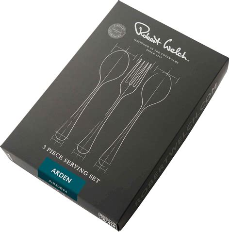 Robert Welch Arden Bright Cutlery Serving Set, 3 Piece. Made from ...