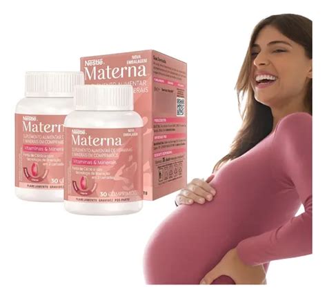 Melhor Suplemento Para Gestante - Materna Nestle 60 Comprimidos Suplemento Para Gestantes | Frete grátis