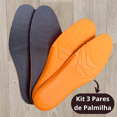 Palmilha De Silicone Para Tenis - KIT 3 Pares De Palmilha Ortopédica Fina Em Gel P.U EVA Silicone Para ...