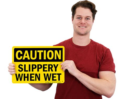 Slippery When Wet Signs, Wet Floor Signs