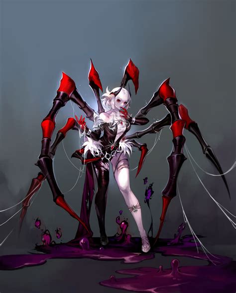 ArtStation - Monster_Arachne , HY Y | Arte de monstro, Monstros
