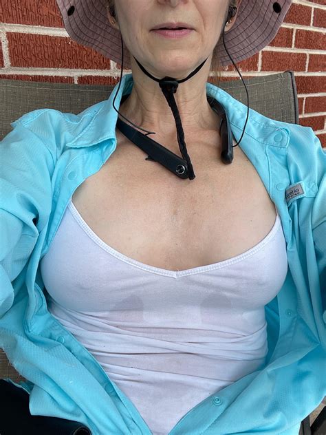 Mowing the yard and flashing the neighbors at the same time. | Scrolller