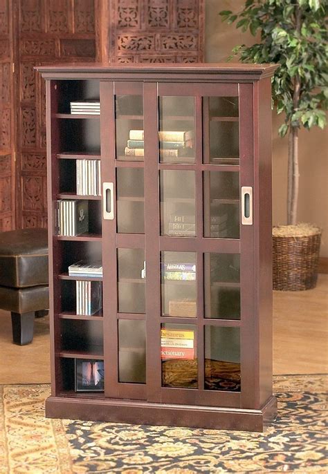 Wood Bookcase With Glass Doors: A Timeless Design For Every Home ...