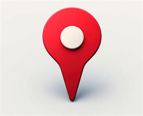 Premium Photo | 3d render of location pin