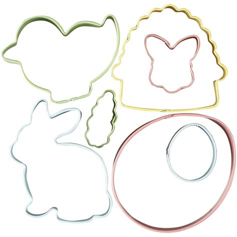 Wilton Easter Shapes Cookie Cutters, 7-Piece - Walmart.com - Walmart.com