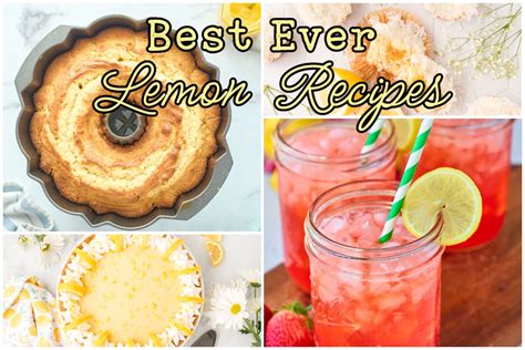 25+ Fresh and Bright Lemon Recipes To Love