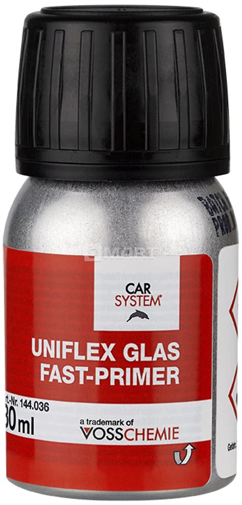 Грунтовка для монтажа автомобильных стекол черная 30 мл Uniflex Glas ...