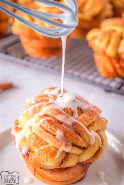 MUFFIN TIN CINNAMON ROLLS - Butter with a Side of Bread