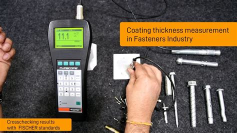 coating thickness measurement  fasteners industry zinccoating