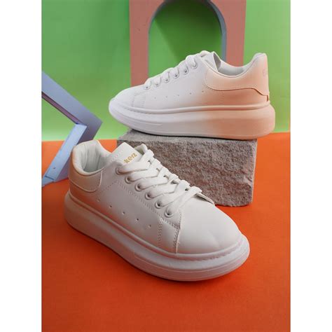 Iconics White Khaki Women Ombre Sneakers: Buy Iconics White Khaki Women Ombre Sneakers Online at ...