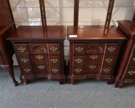 Cherry Nightstand Pair (2) | New England Home Furniture Consignment