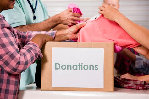 donating clothes