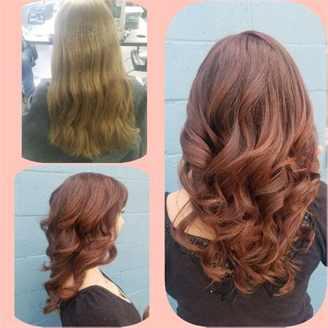 Red brown hair transformation | Hair, Hair transformation, Red brown hair