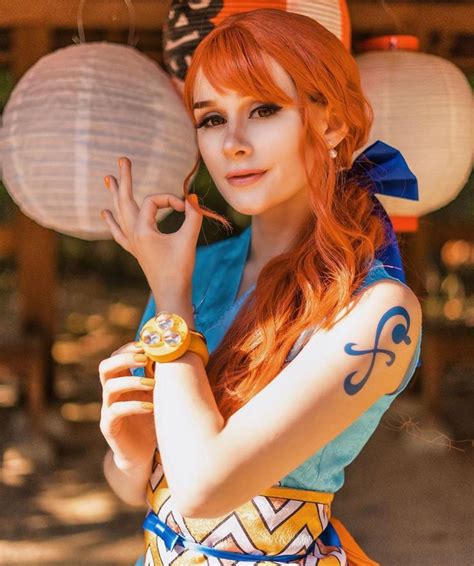 pin  chad taylor  amazing cosplay nami cosplay  piece cosplay