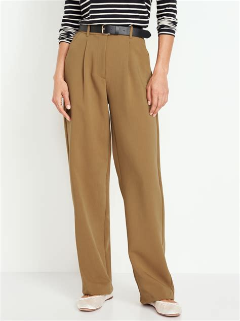 Extra High-Waisted Taylor Wide-Leg Trouser Pants Deals and Price
