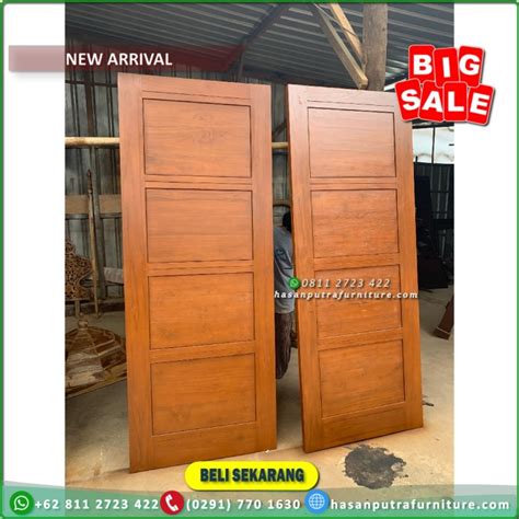 pintu jati pintu rumah jati pintu utama kayu jati pintu rumah hasan