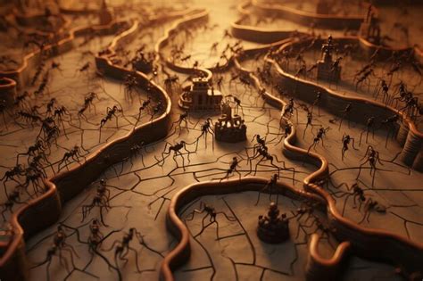 Premium AI Image | Photo of Ant Trails