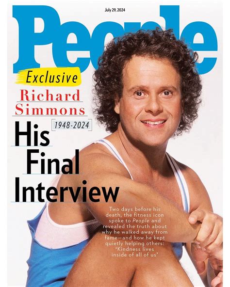 Richard Simmons was singing: “Happy birthday to… me…” It was one day