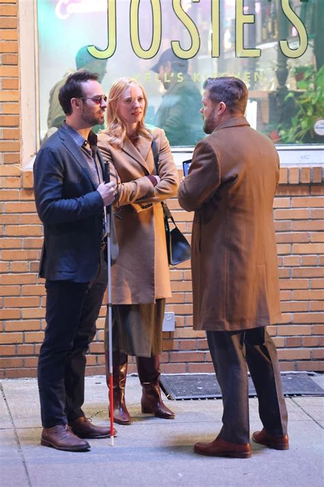 Deborah Ann Woll and Elden Henson - "Daredevil" Filming Set in Brooklyn