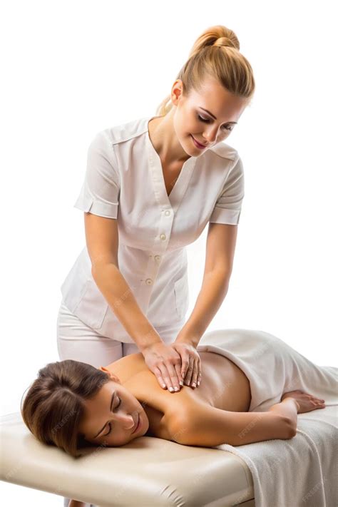 Massagista Em Passo Fundo - Mulher recebendo uma massagem nas costas de uma massagista em fundo ...