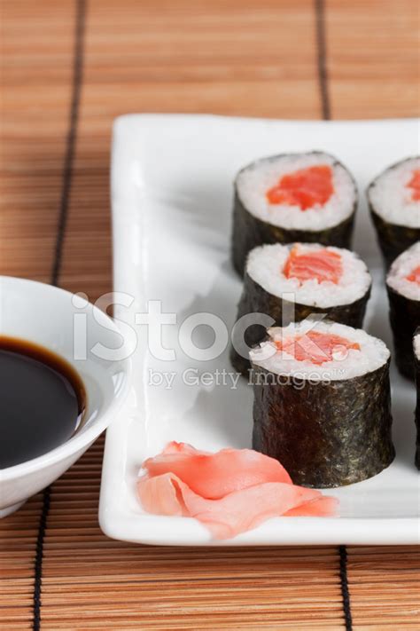 salmon roll stock photo royalty  freeimages