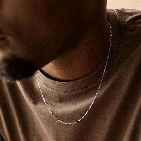 silver original mm necklace  cm blomdahl medical beauty