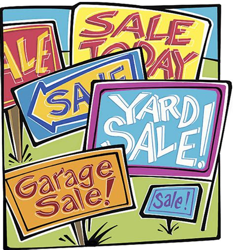Free Garage Sale Images & Yard Sale Clip Art | Craigslist Garage Sales