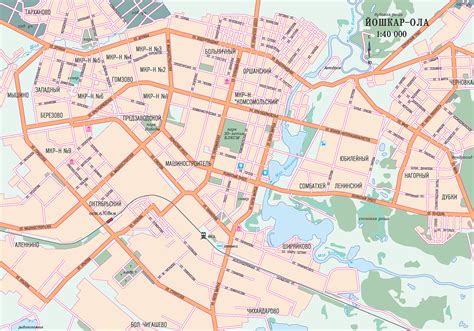 Подробная карта Йошкар-Олы — Planetolog.ru