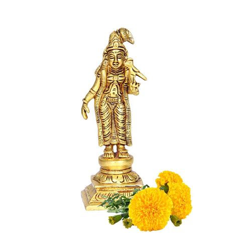 andal idol brass aalayam selveer
