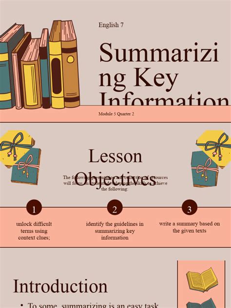 summarizing key information  cognitive science communication