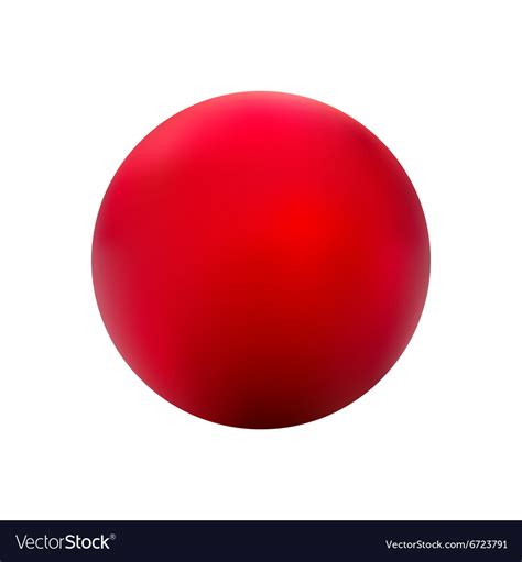 Red ball gradient Royalty Free Vector Image - VectorStock