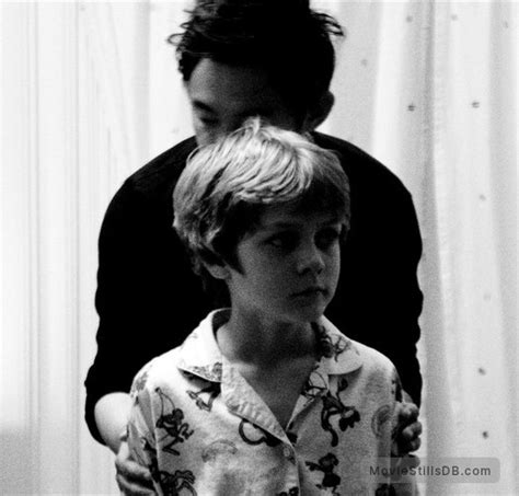 Insidious - Behind the scenes photo of James Wan & Ty Simpkins