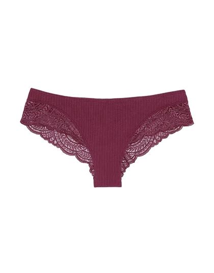 Floretta Solo Dark Purple Cheeky Panty, XS-XL | Adore Me