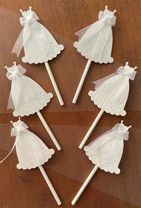 Wedding Dress Cupcake Toppers/wedding Cupcake Toppers/bridal Gown