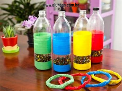 Brinquedos Com Garrafa Pet Para Educação Infantil - 34 Brinquedos de Garrafa PET - Parte 2 - Educação Infantil - Aluno On