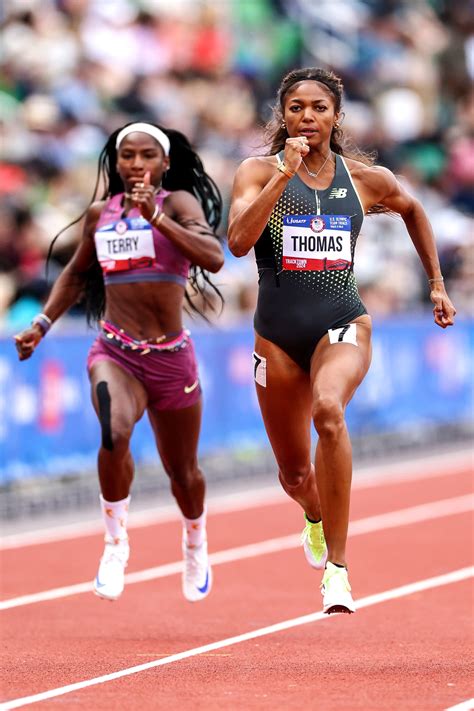 Gabby Thomas Olympic Sprinter Background Wallpaper - Baltana