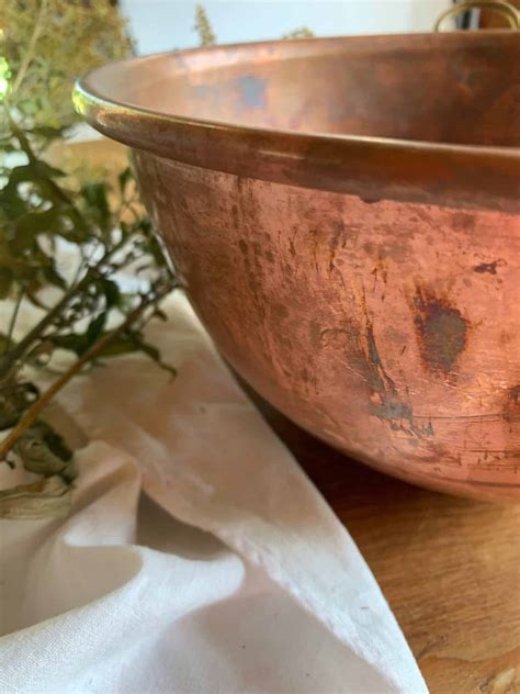 Antique Copper Mixing Bowl | Vintage Keepers