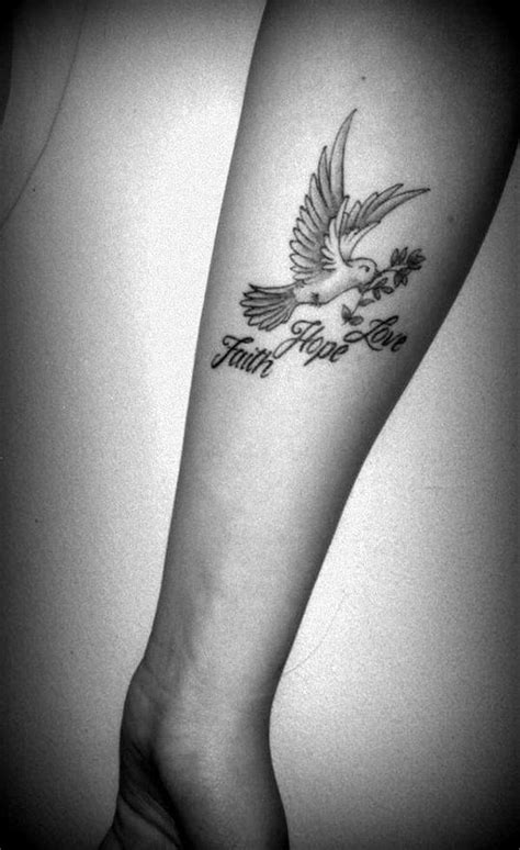 35 Inspiring Faith Tattoos | Art and Design